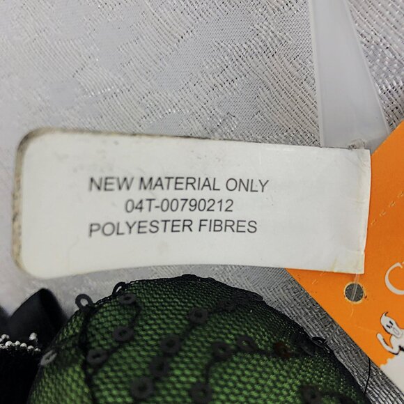 Celebrate It Sequin Black and Green Victorian Style Mini Top Hat on a Headband - Picture 8 of 10